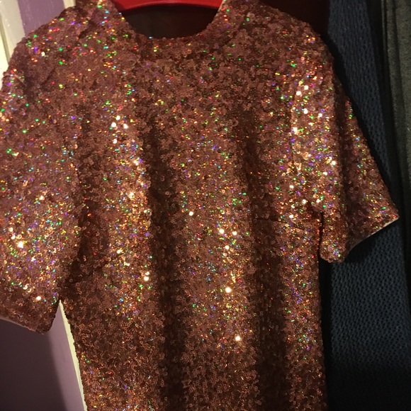 Multi-color sequence dress. - Picture 2 of 4